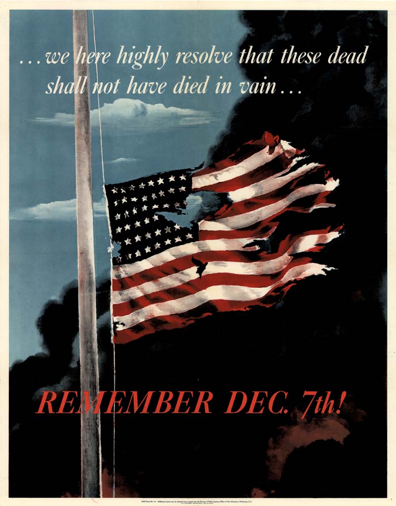 "Remember Dec. 7th!" World War II poster.