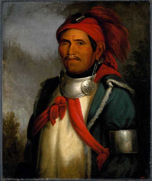 Painting of Tenskwatawa, ca. 1820.