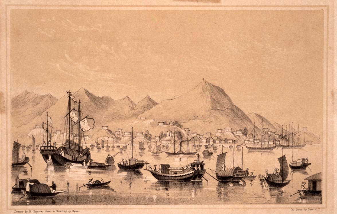 Hong Kong in 1850 after British acquisition.