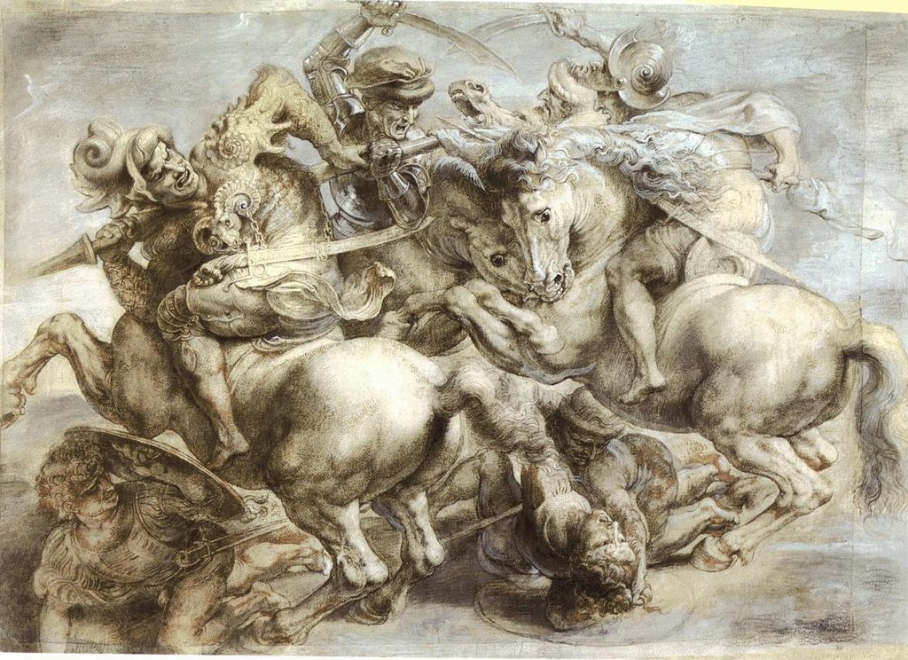 Peter Paul Rubens’s recreation of da Vinci’s Battle of Anghiari.