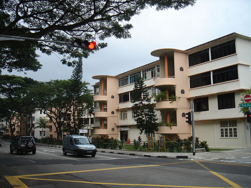 The Tiong Bahru housing estate, Singapore.