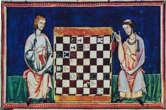 This illustration is from a Castilian handbook on games.