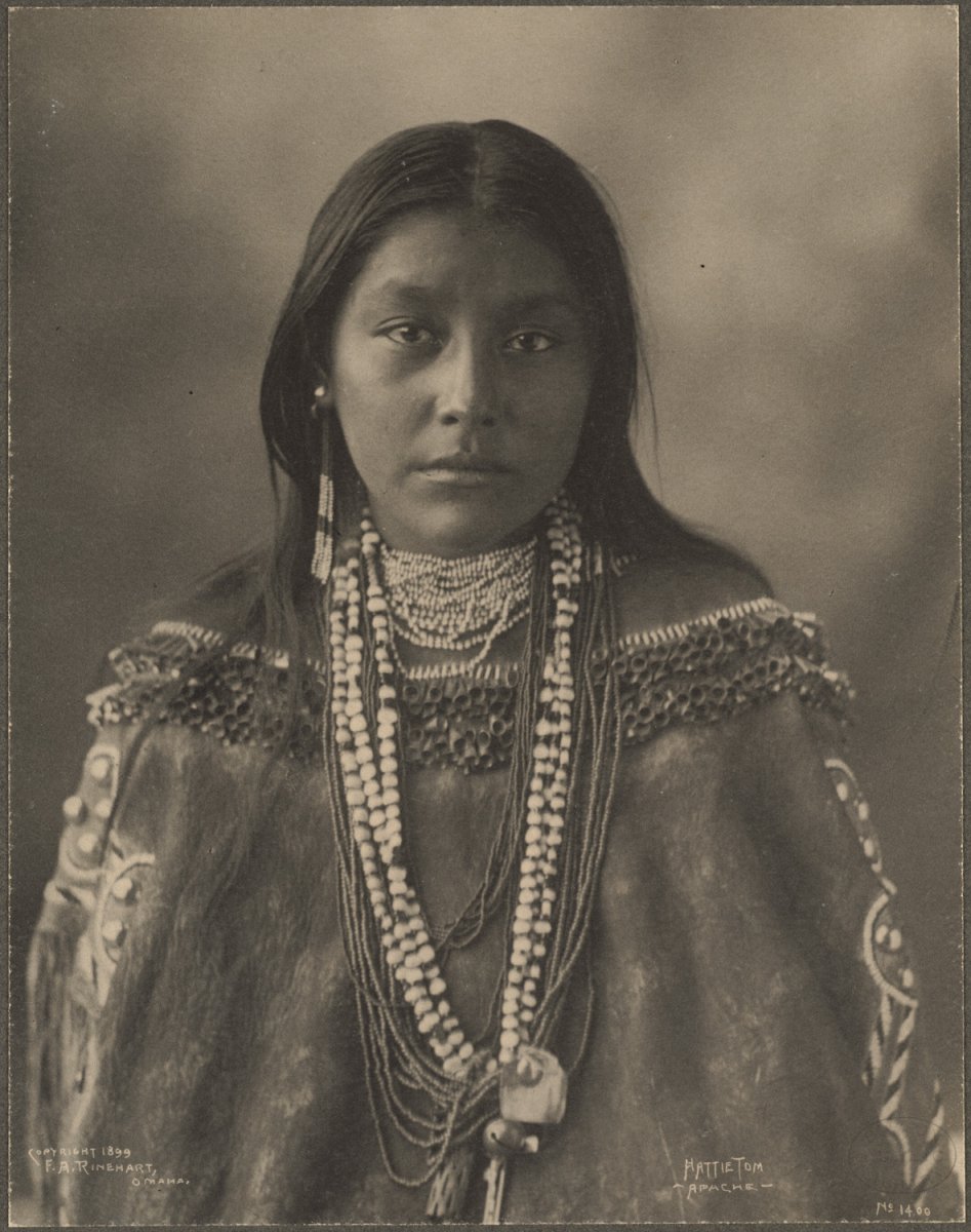 Hattie Tom, a Chiricahua Apache woman.