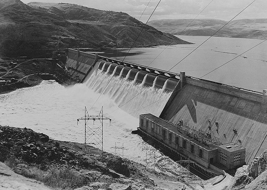 Washington state's Grand Coulee Dam.