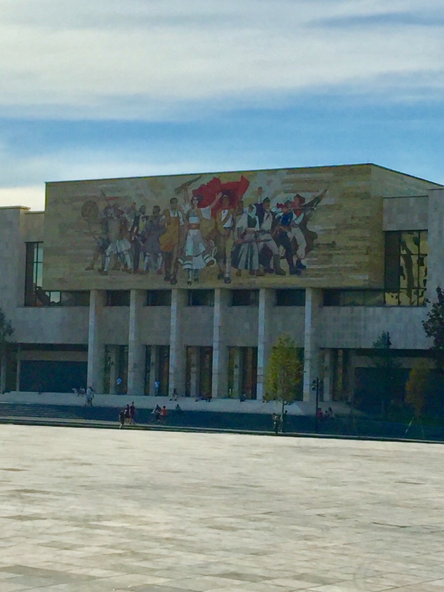 The National Museum in Tirana, Albania.
