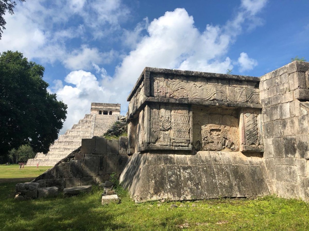 The Temple of Venus at Chichén Itzá.
