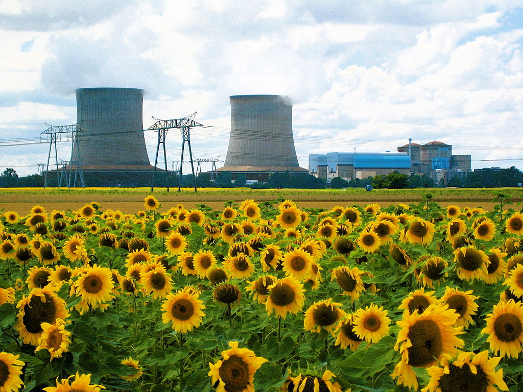 The Saint-Laurent nuclear plant is one of the many in France.
