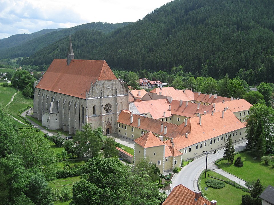 Neuberg Abbey in modern-day Austria.