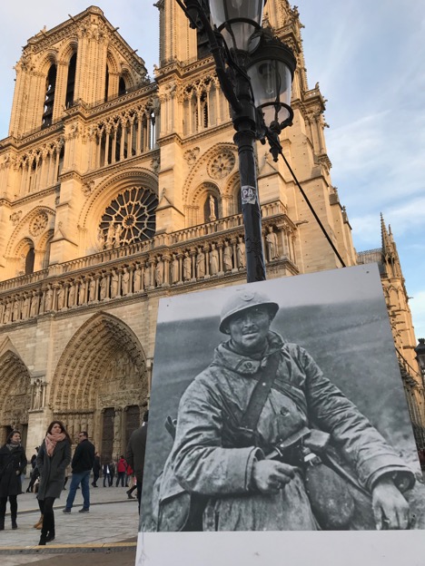 Commemoration of World War I, Notre Dame, Paris.