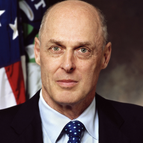 Treasury Secretary Henry Paulson. The Bush administration was steering the ship of state when the recent financial/mortgage crisis exploded.