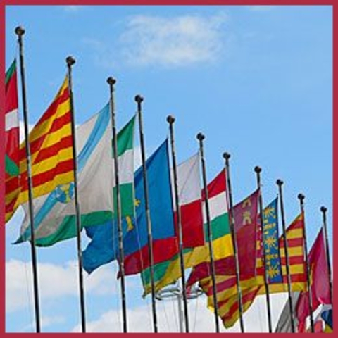 Flags at Hague Convention
