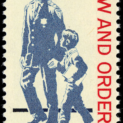 A U.S. stamp issued in 1968.