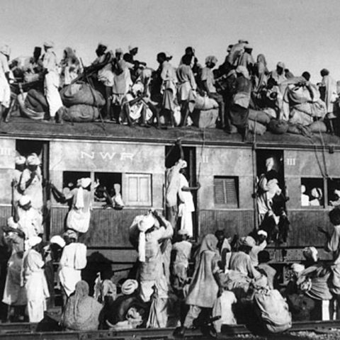 Overcrowded trains brought Hindus and Sikhs to India and Muslims to Pakistan after the partition of India in 1947.