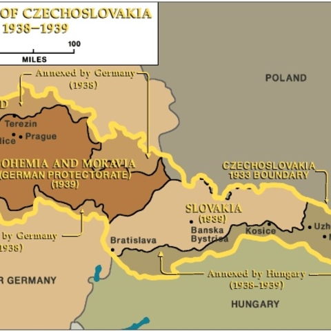 The Partition of Czechoslovakia 1938-1939  