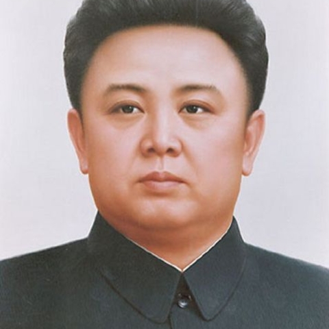 Image of Kim Jong-il, current President of the Democratic People's Republic of Korea