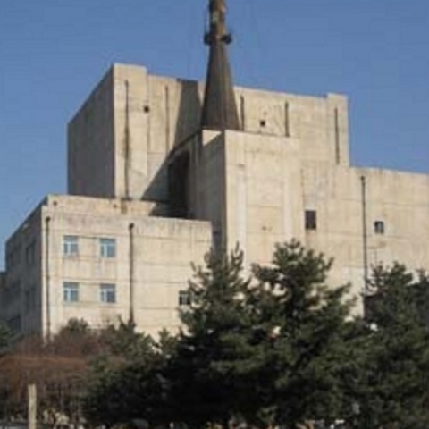 Yongbyon Nuclear Scientific Research Center 5 MWe experimental Magnox reactor, North Korea.