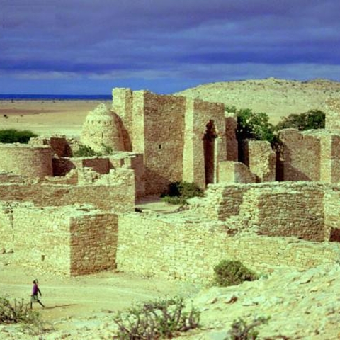 The ruins of Castle Taleh, the stronghold of Sayyid Mohamed Abdille Hassan, in Northern Somalia  
