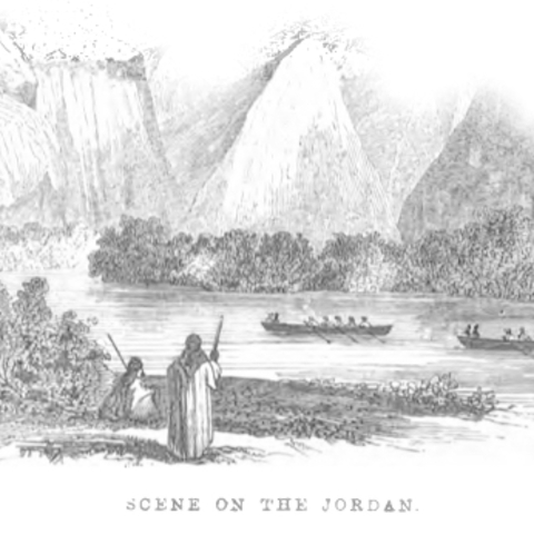 Scene on the Jordan River.