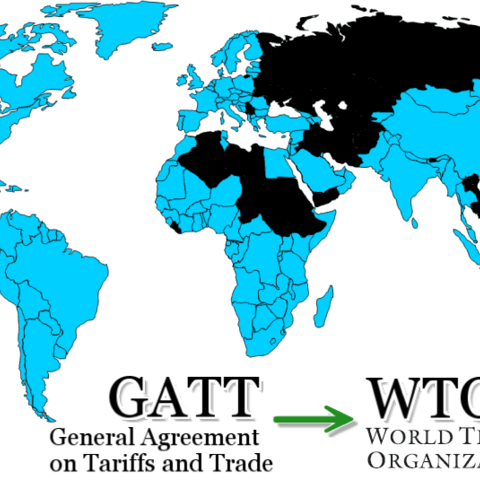 The General Agreement on Tariffs and Trade became the World Trade Organization in 1995.
