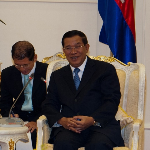 Cambodia's Prime Minister Hun Sen in 2012.