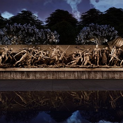 Rendering of the new National World War I Memorial in Washington DC