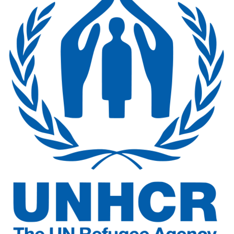 The logo for the United Nations High Commissioner for Refugees.
