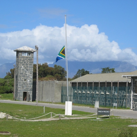 Prison Buildings on Robben Island, South Africa, 2004