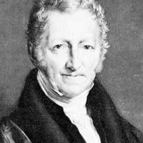 Thomas Malthus (1766-1834)-British Philosopher and Economist who famously argued that a constantly growing population would outgrow its food supply