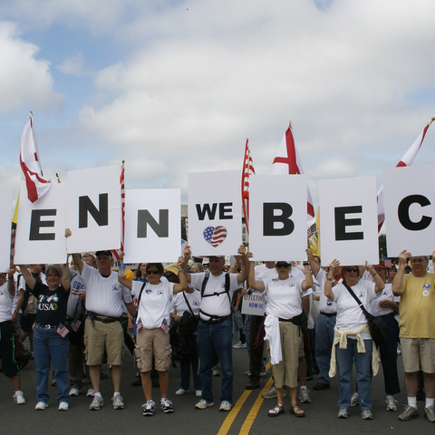 Glenn Beck supporters, 2009