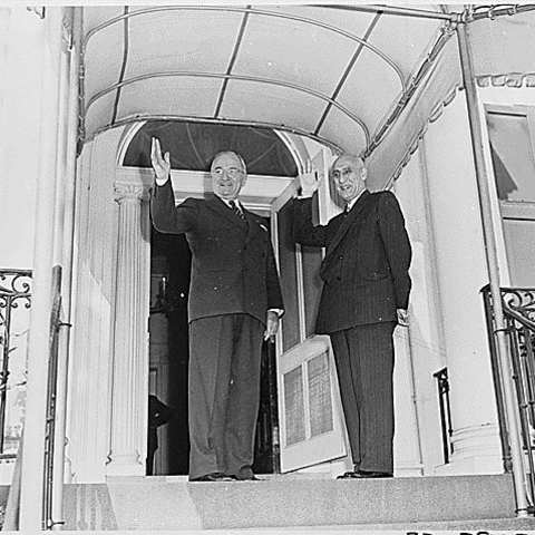 U.S. President Harry S. Truman and Iranian Prime Minister Mohammed Mossadegh, 1951