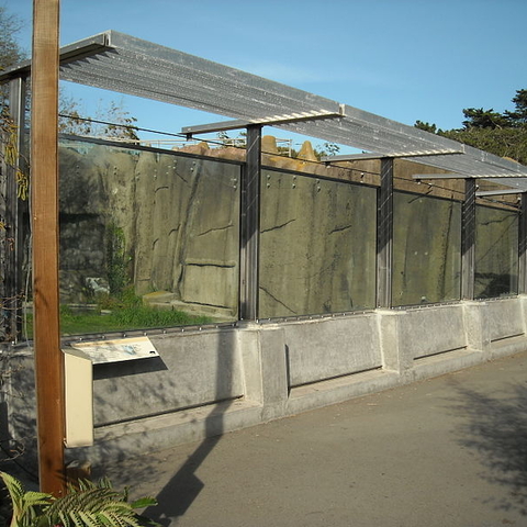 Updated enclosure to the San Francisco Zoo after a Siberian tiger escaped.