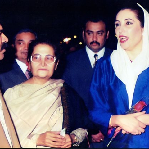 Benazir Bhutto.