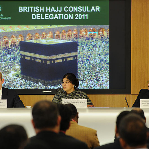 Officials meet for the October launch of the 2011 British Hajj Consular Delegation.