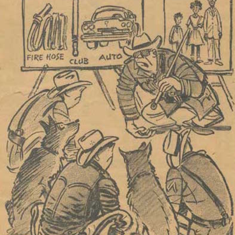 This 1964 cartoon by Herblock suggested police culpability for violence against black citizens.
