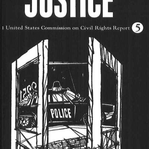 'Justice' was one of five civil-rights issues studied by the Civil Rights Commission.