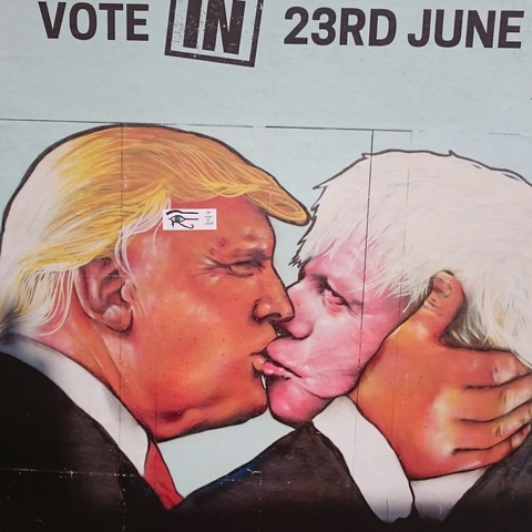 A 2016 anti-Brexit poster in Britain.