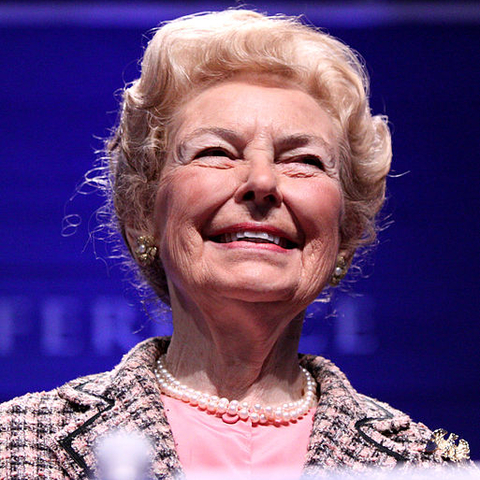 Phyllis Schlafly speaking at the Conservative Political Action Conference in 2011.