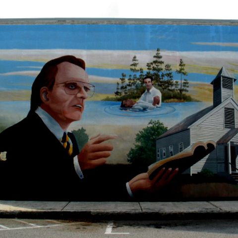 A mural on a building in Palatka, FL.