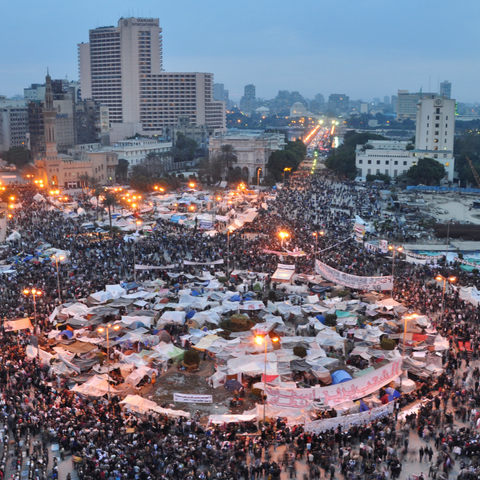 Tahrir Square, February 9, 2011.
