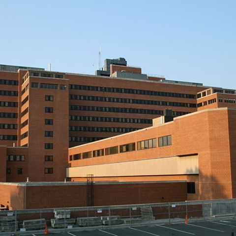 A modern VA Medical Center.