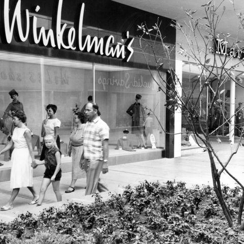 Winkelman's Department Store in the Parmatown Shopping Center in Parma, OH.