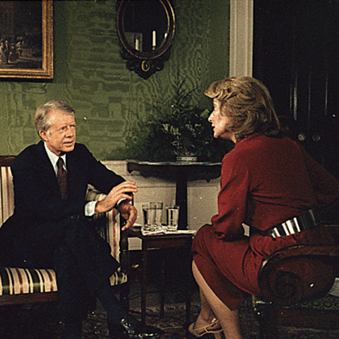 Barbara Walters interviewed President Jimmy Carter on December 28, 1977.