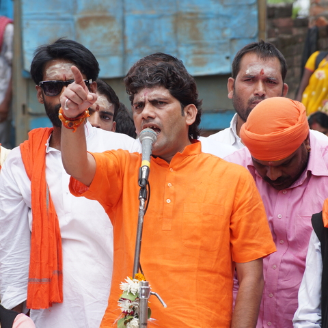 Hindu nationalists in 2015.