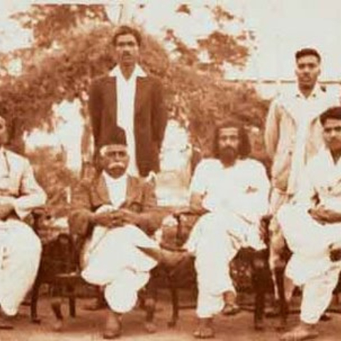 Dr. Hedgewar with five other original RSS members.
