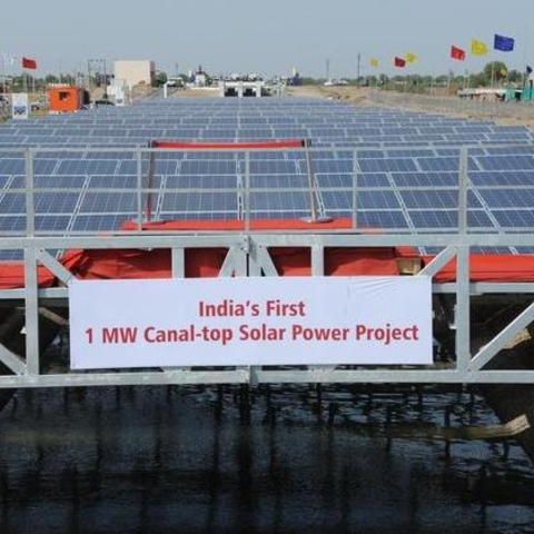 This solar power plant was launched in 2012 by Narendra Modi.