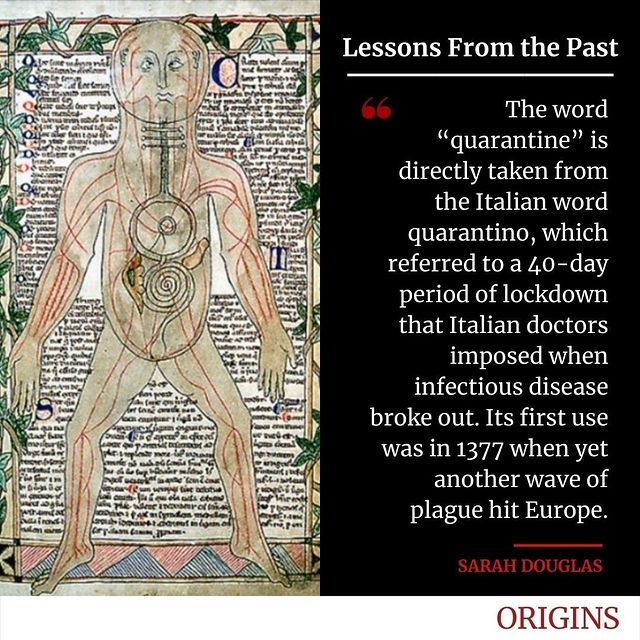origins of word "quarantine"