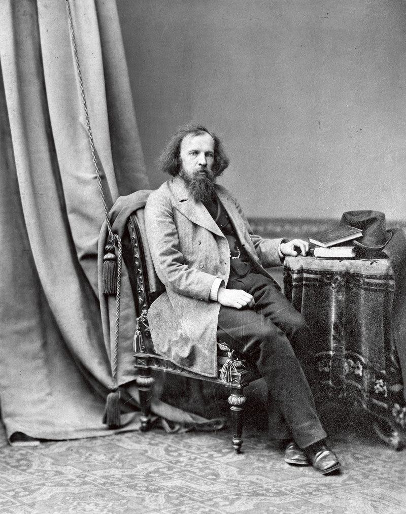 Russian chemist and educator Dmitrii Mendeleev