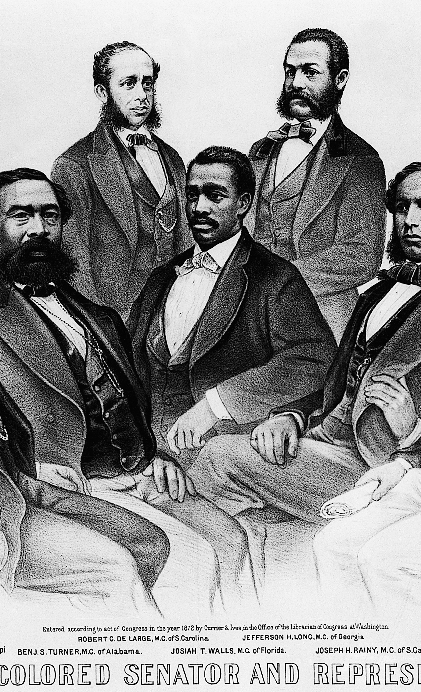 The First Black Senator and Representatives