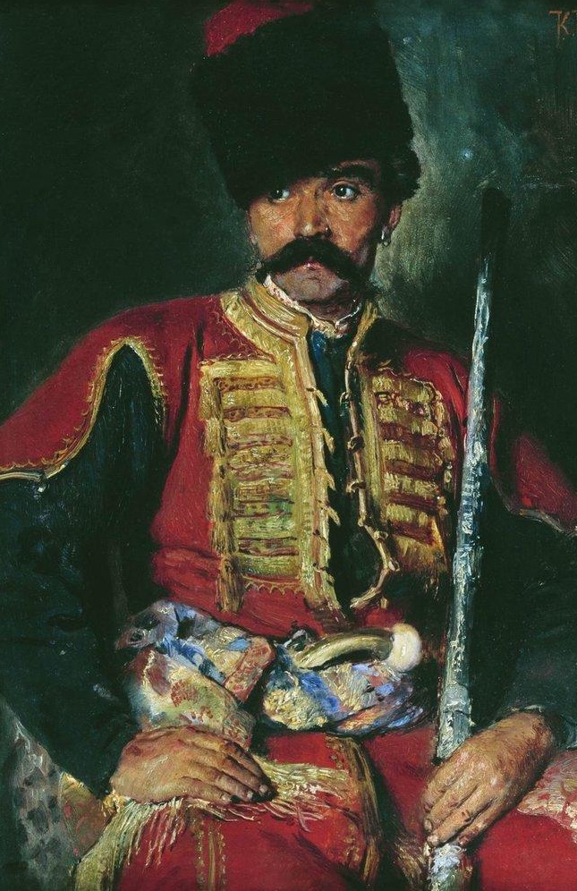 Zaporozhian Cossack by Konstantin Makovsky, 1884