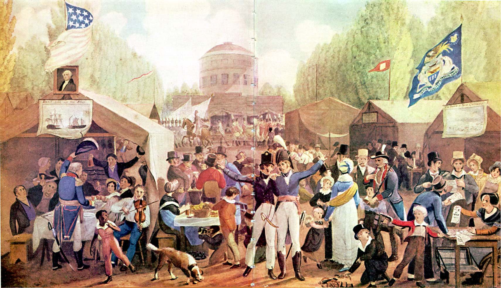 Fourth of July celebration in Philadelphia, 1819.